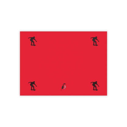 Post-it® Note Pads: Skateboarding Dark Red