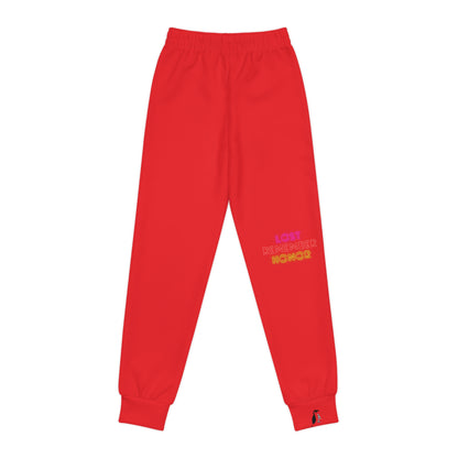 Youth Joggers: Weightlifting Red