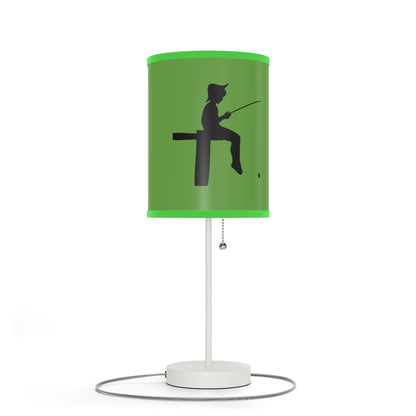 Lamp on a Stand, US|CA plug: Fishing Green