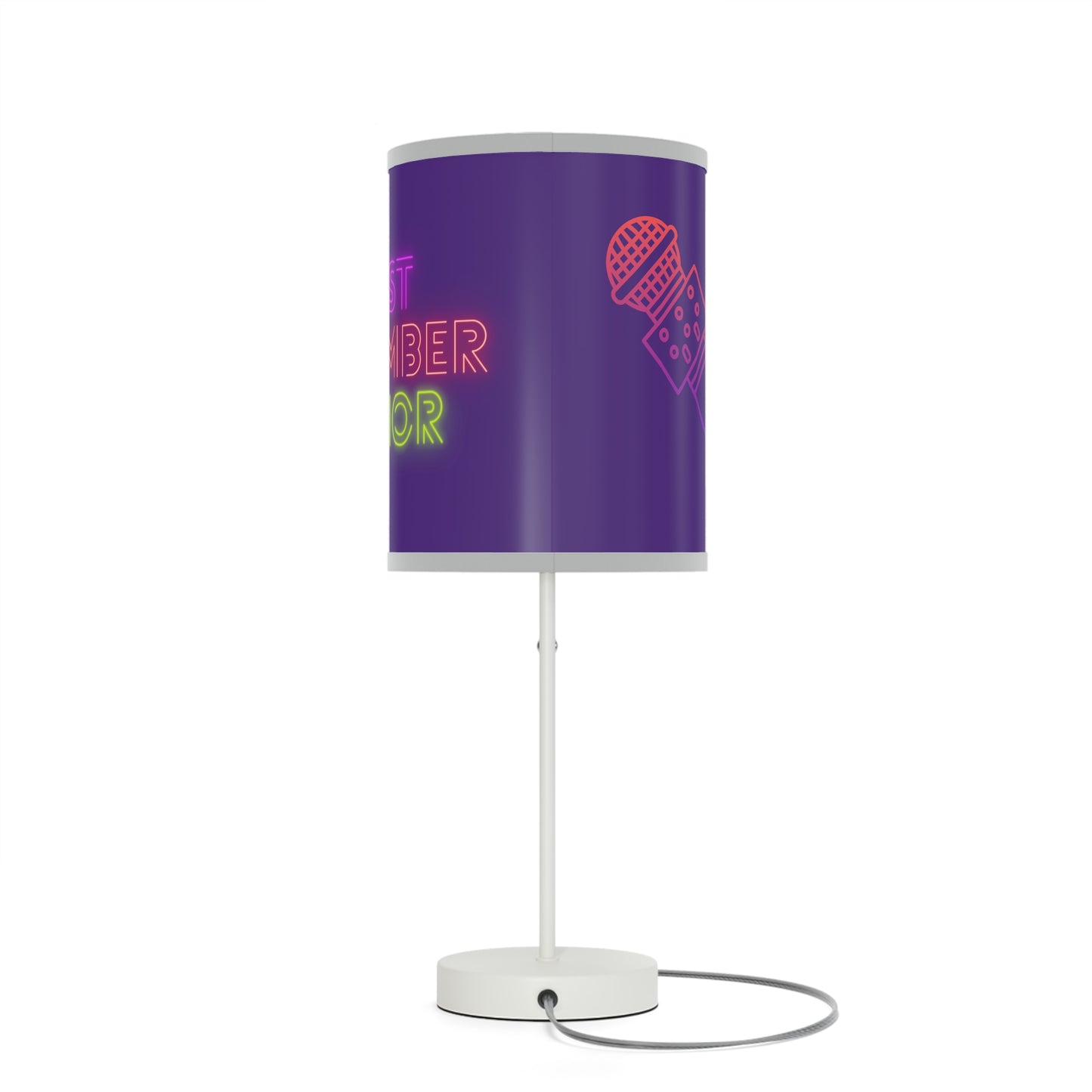 Lamp on a Stand, US|CA plug: Music Purple