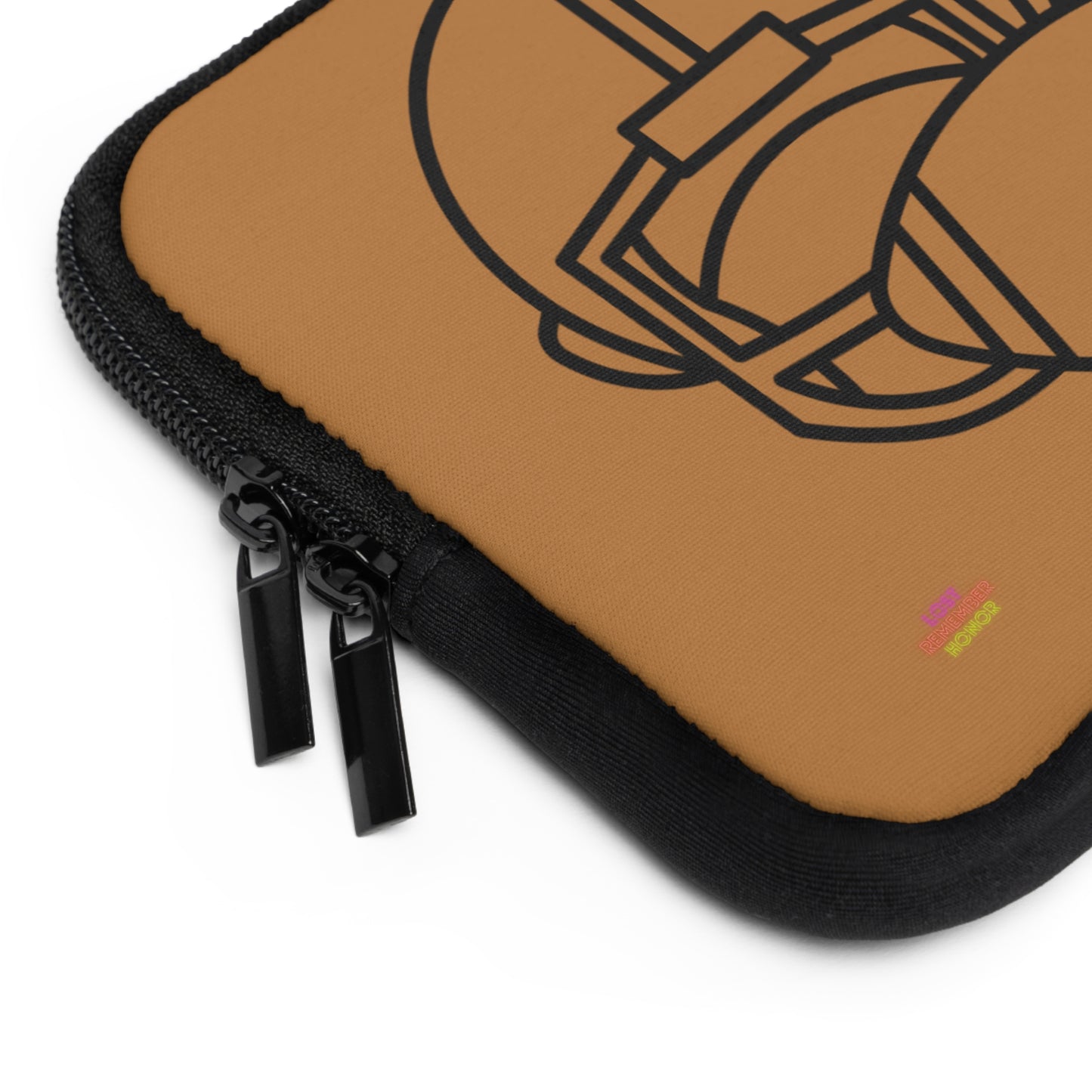 Laptop Sleeve: Football Lite Brown