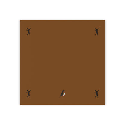 Post-it® Note Pads: Tennis Brown