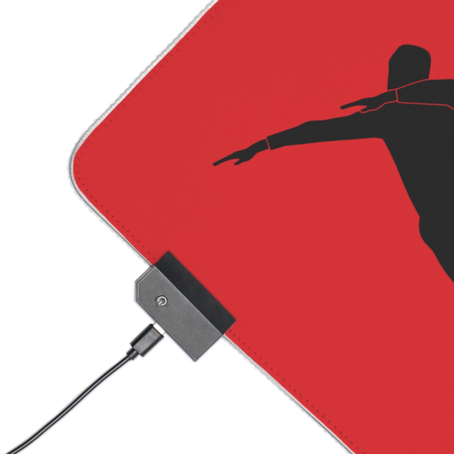 LED Gaming Mouse Pad: Dance Red