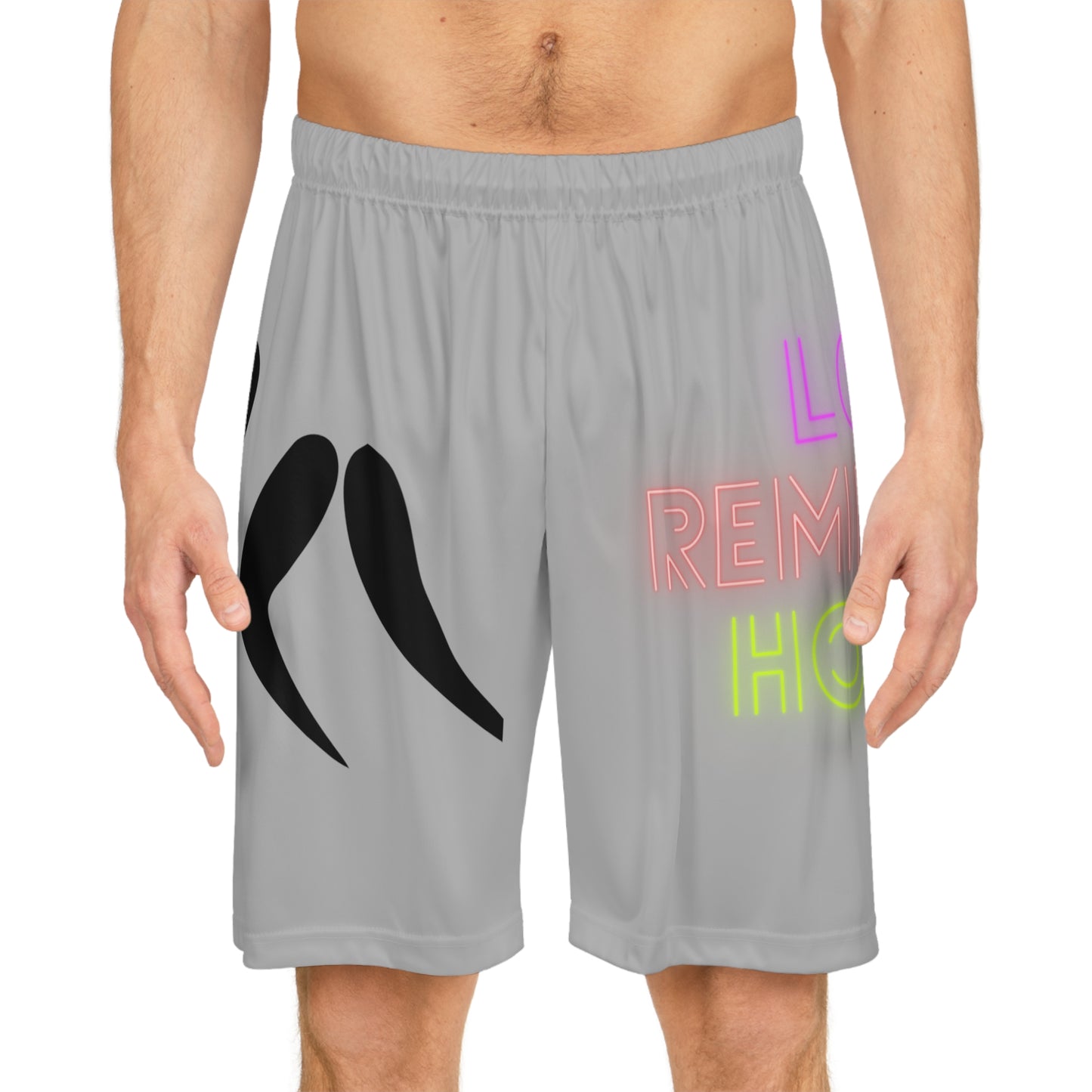 Basketball Shorts: Wrestling Lite Grey