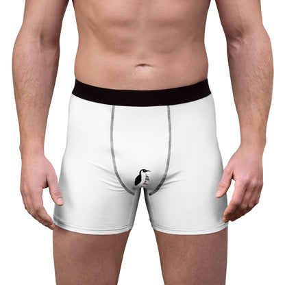 Men's Boxer Briefs: Bowling White