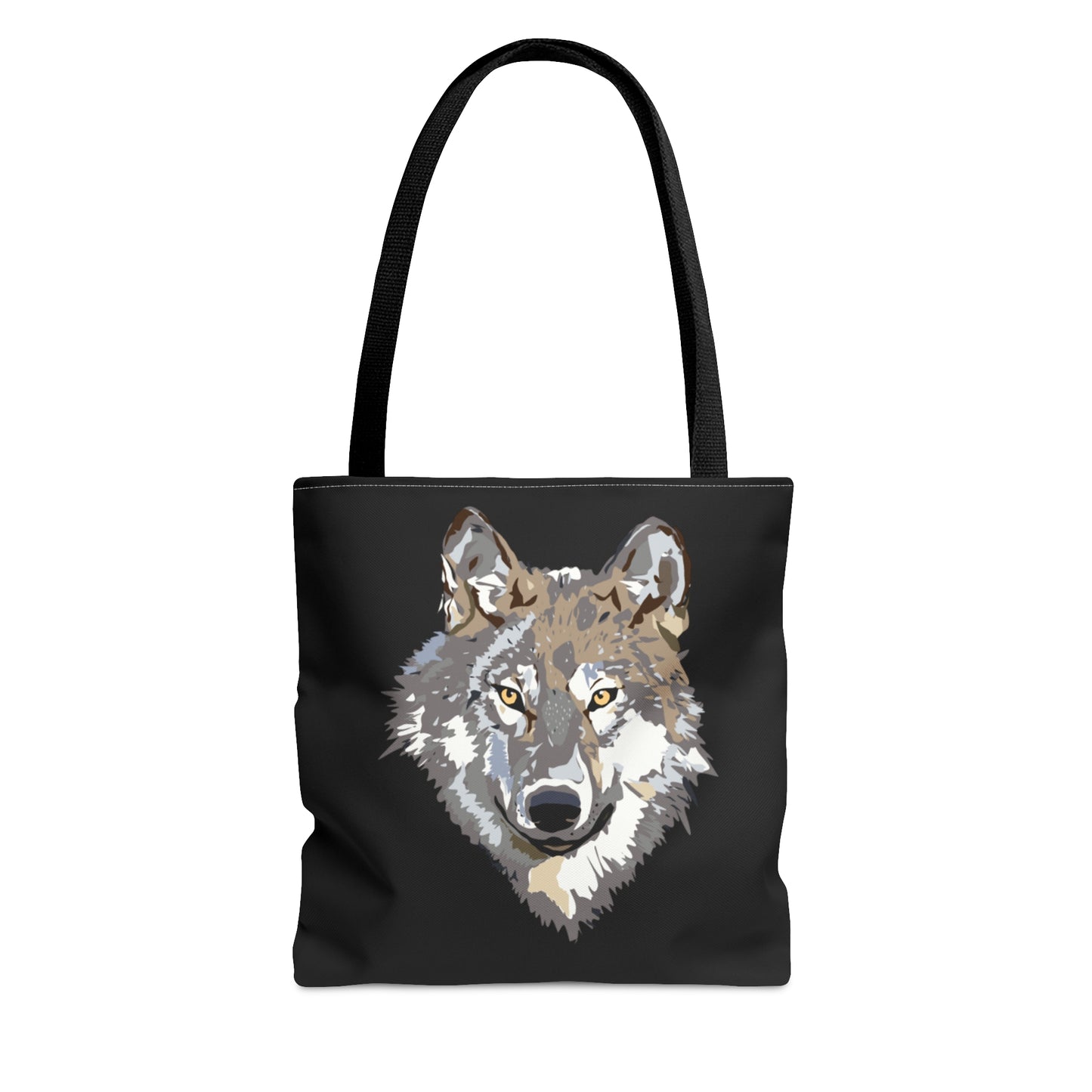 Tote Bag: Wolves Black