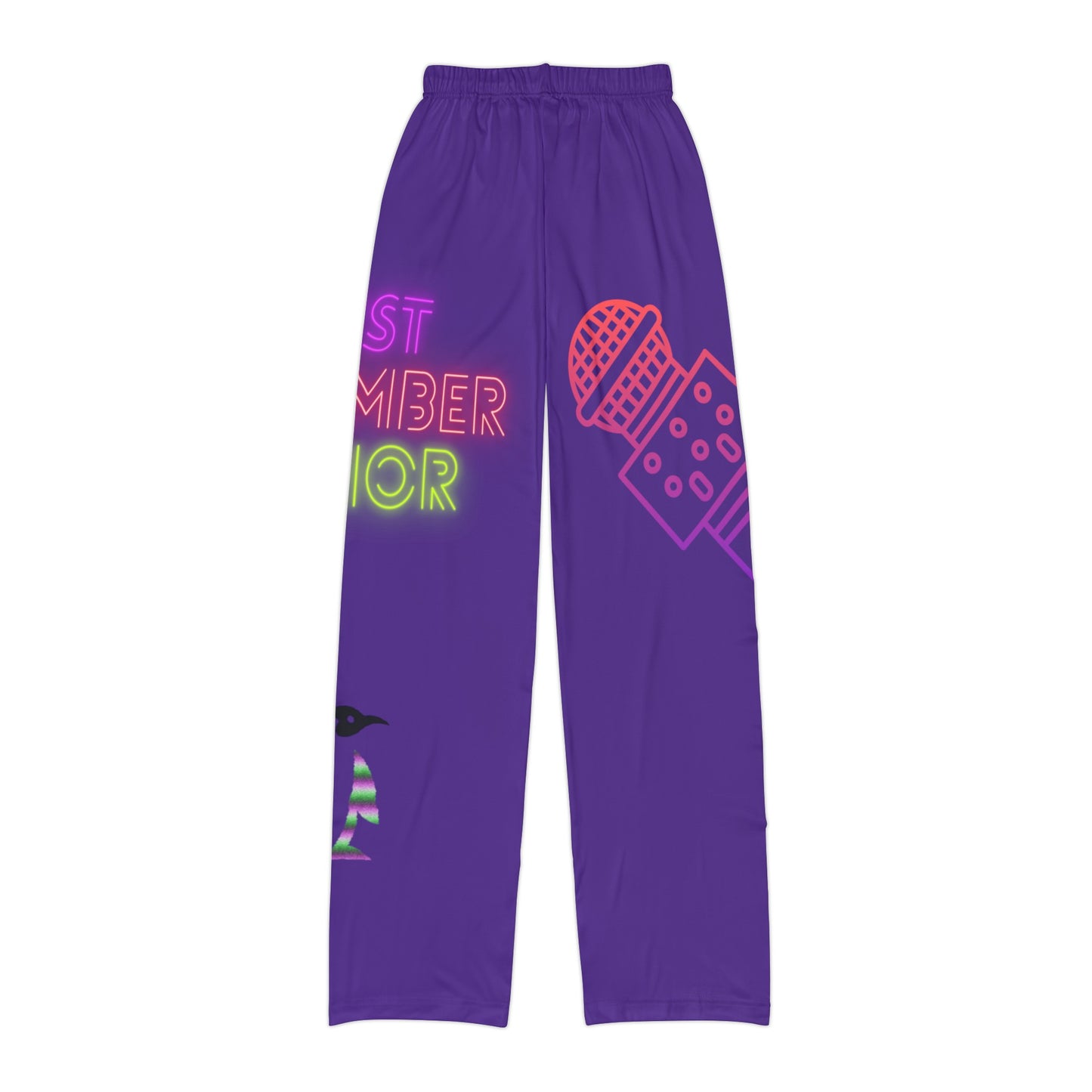 Kids Pajama Pants: Music Purple