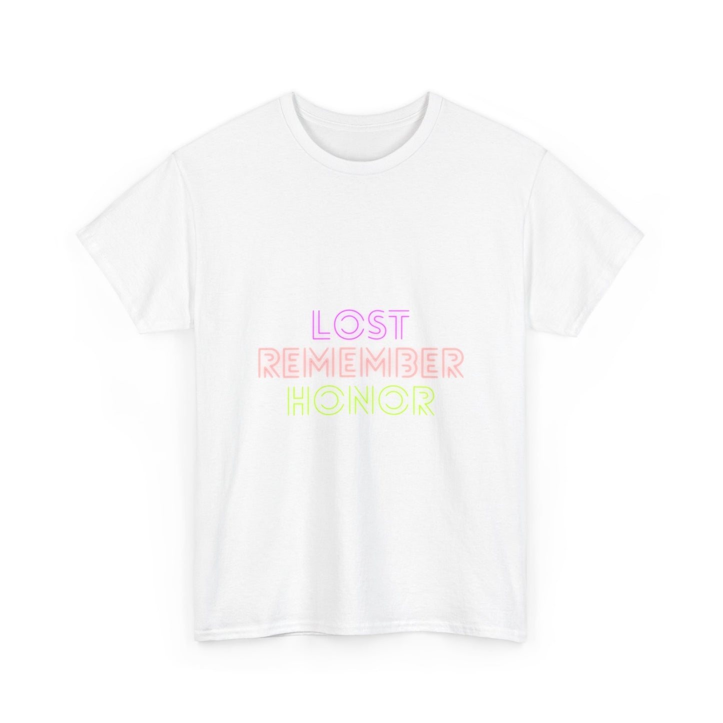 Heavy Cotton Tee: Lost Remember Honor #1