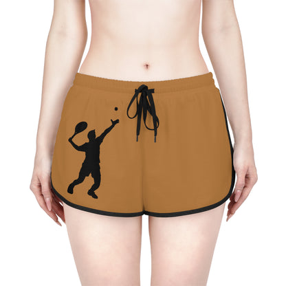 Women's Relaxed Shorts: Tennis Lite Brown