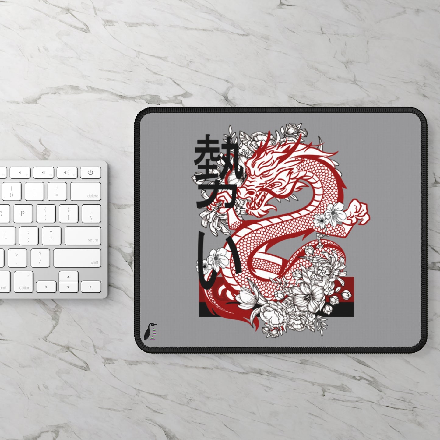 Gaming Mouse Pad: Dragons Grey