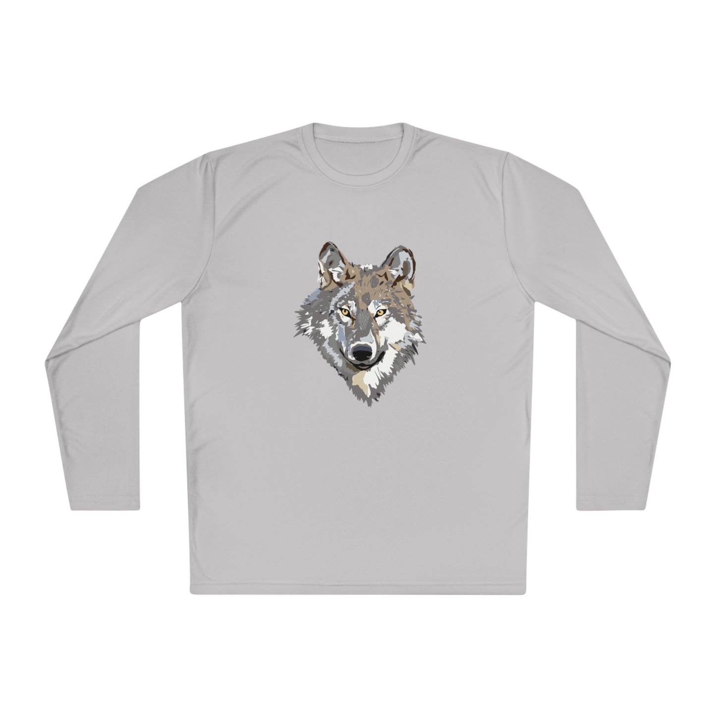 Lightweight Long Sleeve Tee: Wolves #1