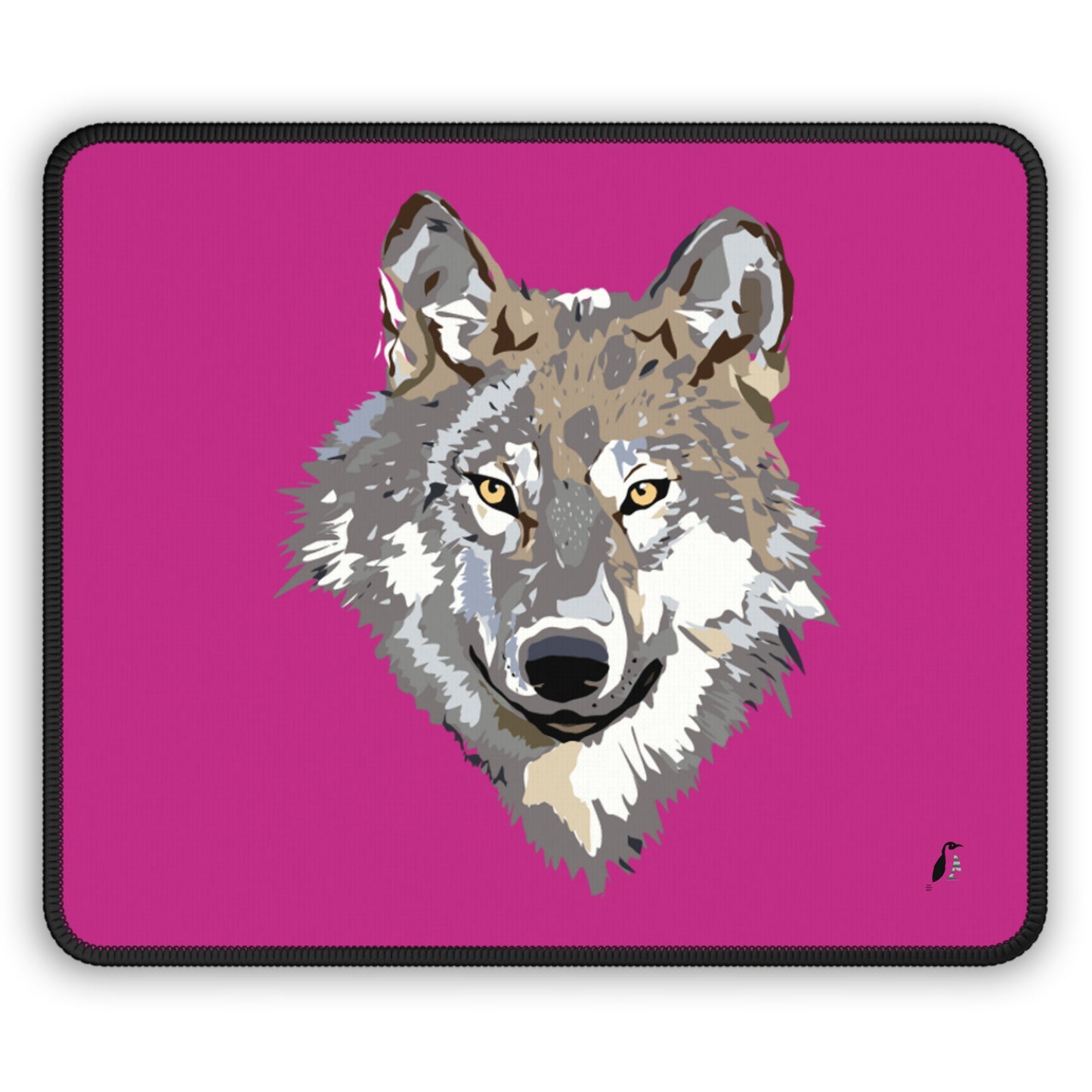 Gaming Mouse Pad: Wolves Pink