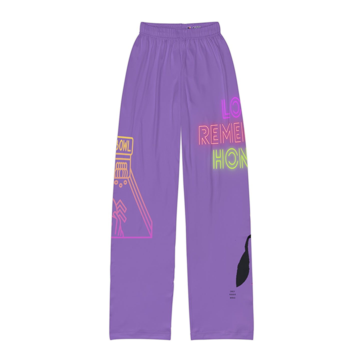 Pajama na pantalon ng mga bata: Bowling Lite Purple 