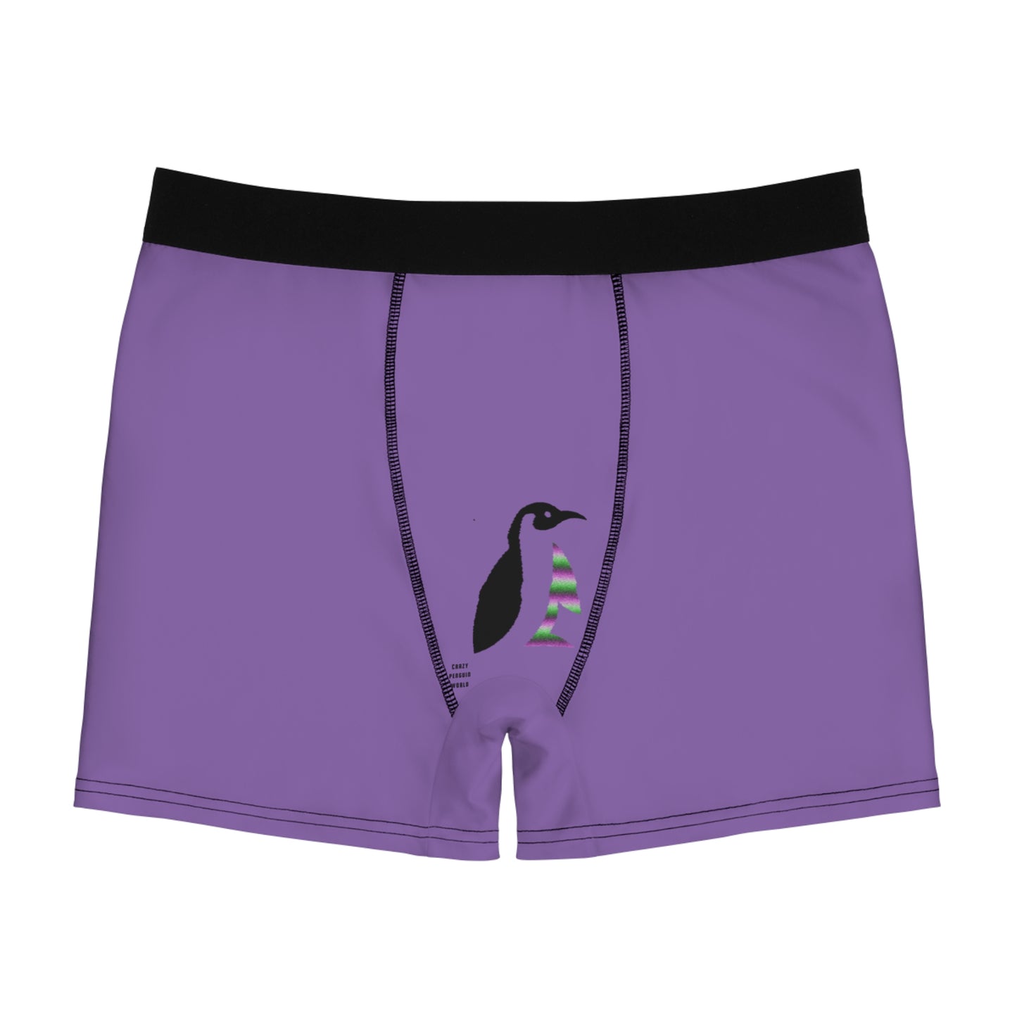 Men's Boxer Briefs: Baseball Lite Purple