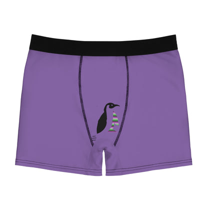 Men's Boxer Briefs: Baseball Lite Purple