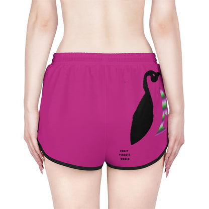 Women's Relaxed Shorts: Lost Remember Honor Pink