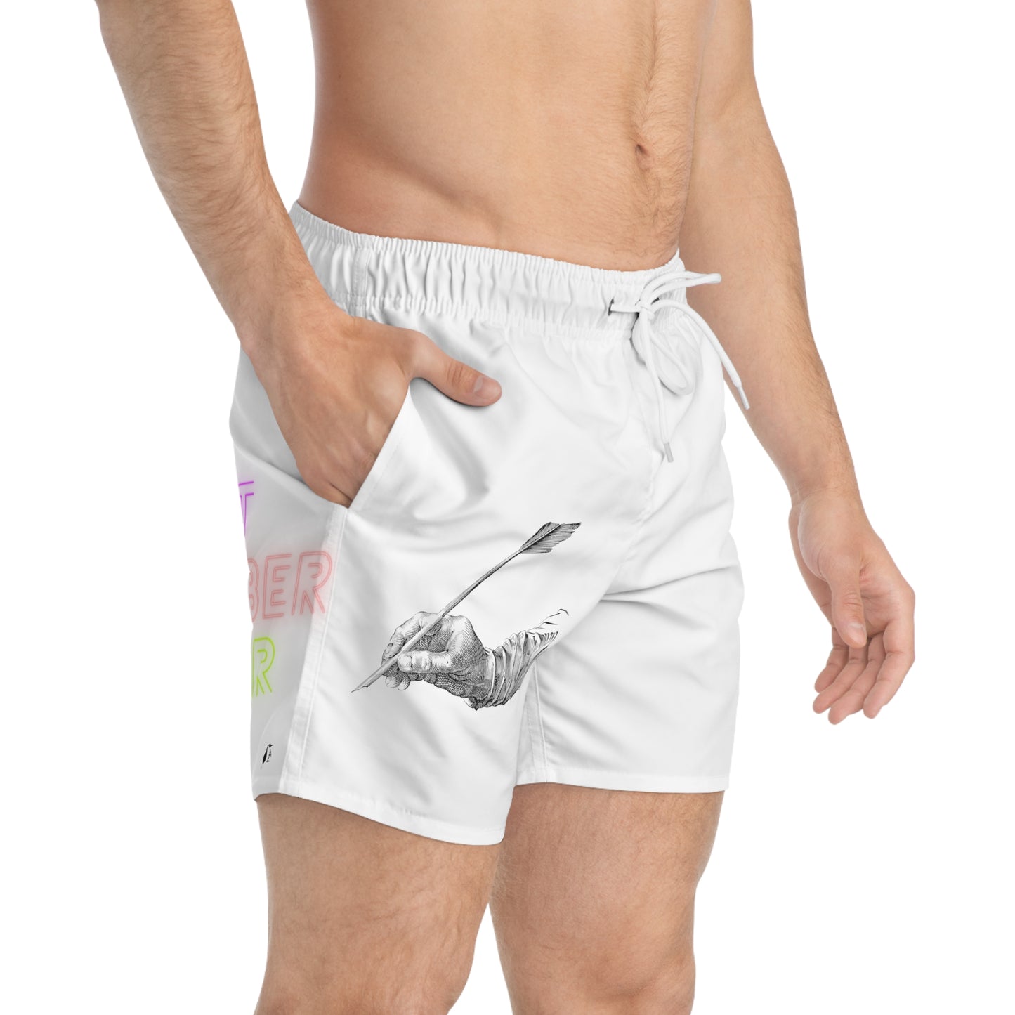 Swim Trunks: Writing White