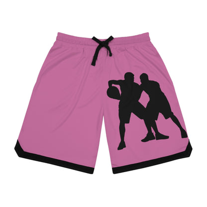 Basketball Rib Shorts: Basketball Lite Pink