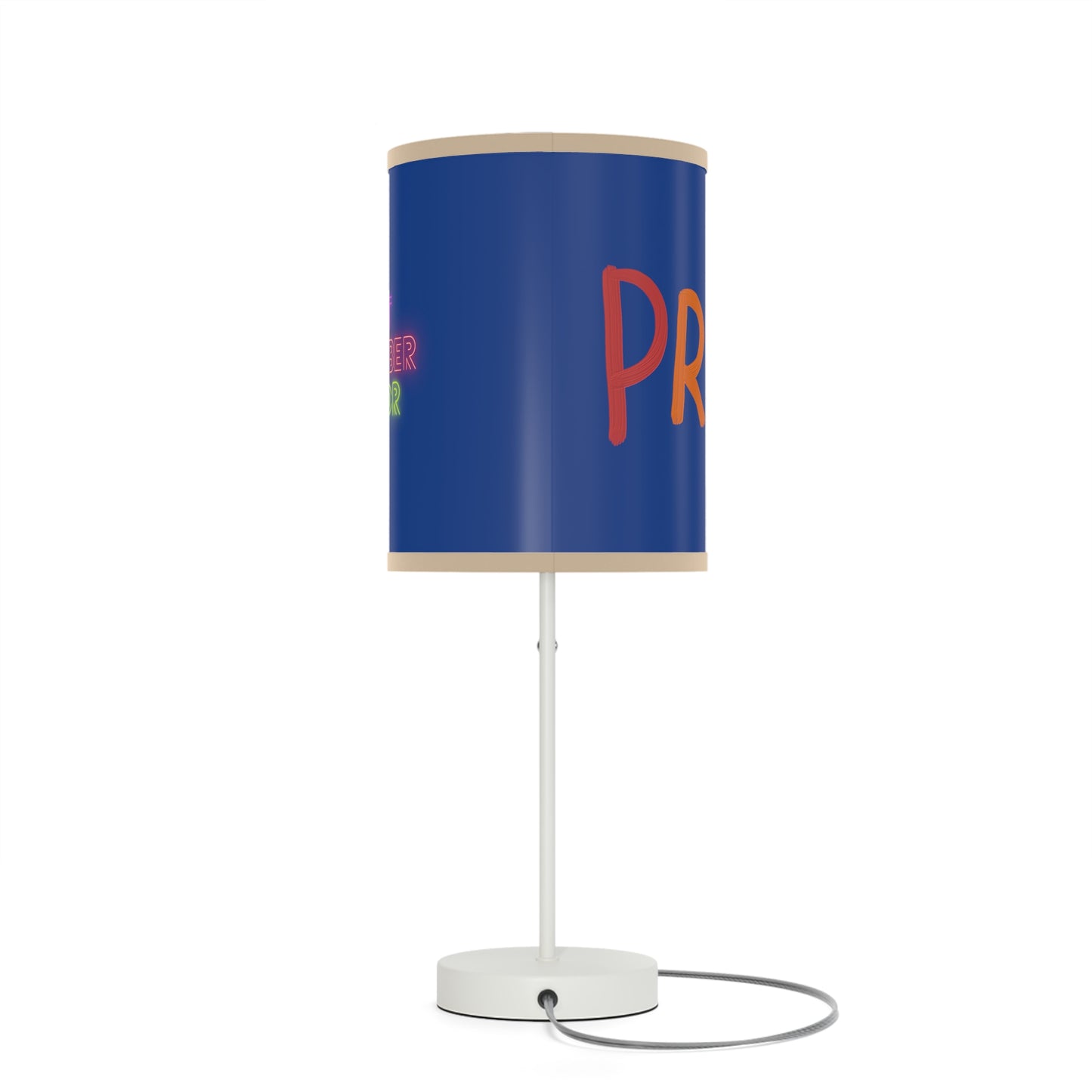 Lamp on a Stand, US|CA plug: LGBTQ Pride Dark Blue