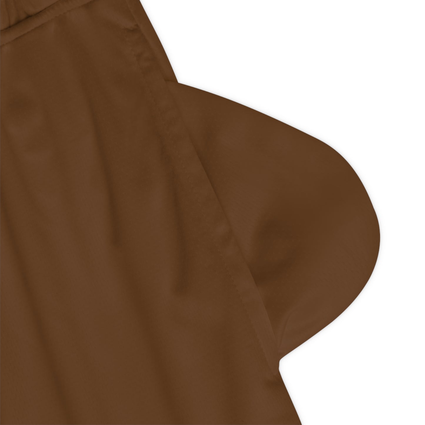 Basketball Rib Shorts: LGBTQ Pride Brown