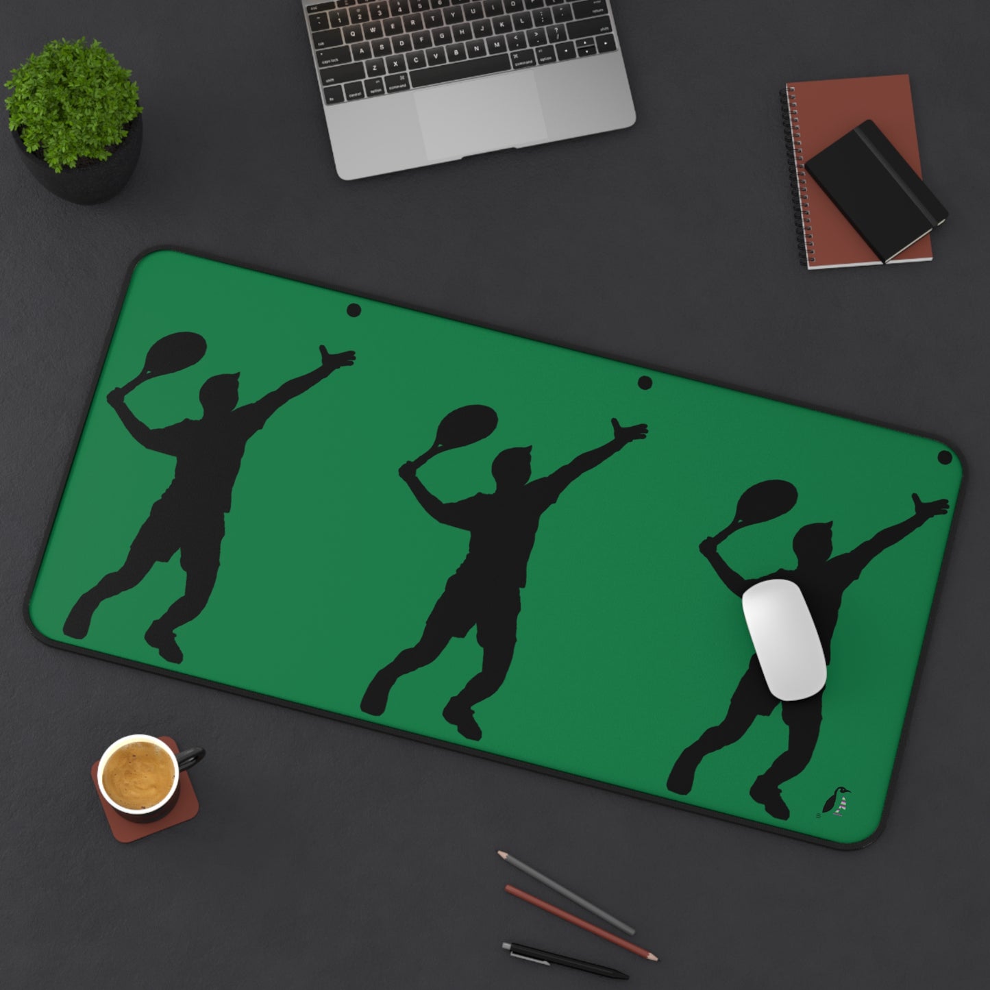 Desk Mat: Tennis Dark Green