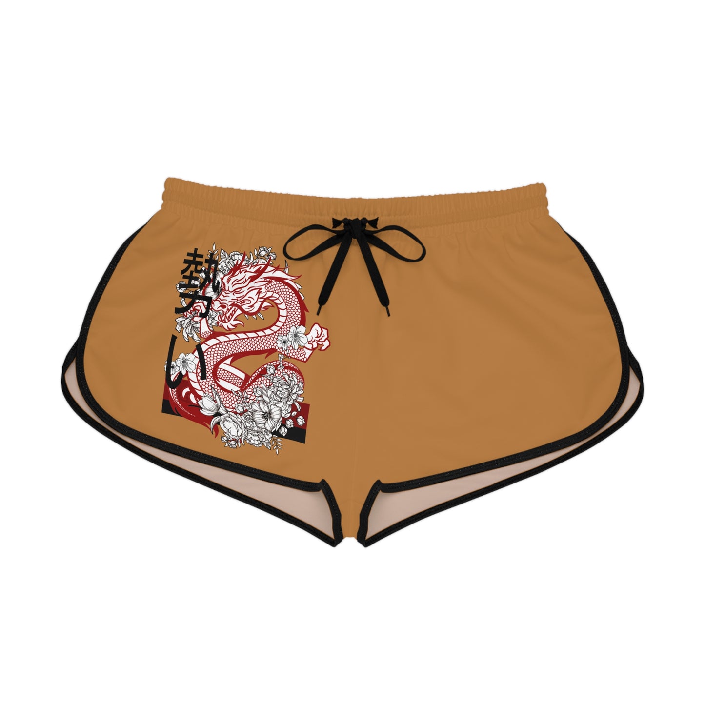 Women's Relaxed Shorts: Dragons Lite Brown