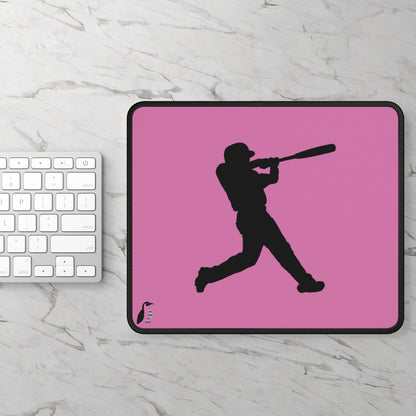 Gaming Mouse Pad: Baseball Lite Pink