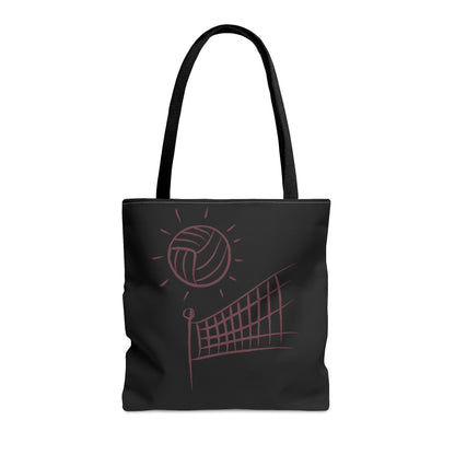 Tote Bag: Volleyball Black