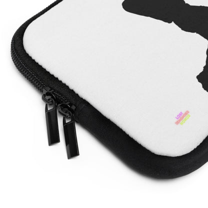 Laptop Sleeve: Baseball White