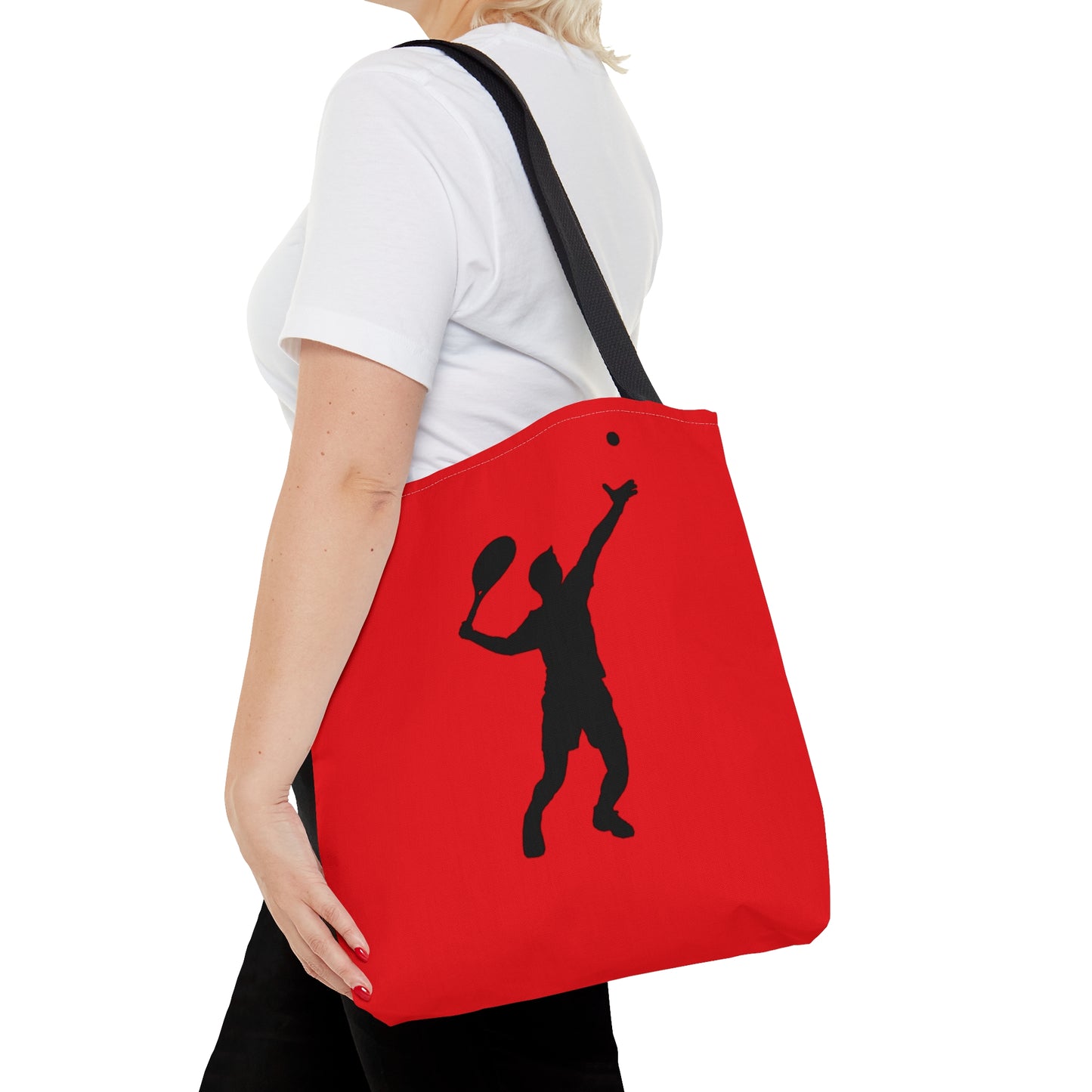 Tote Bag: Tennis Red