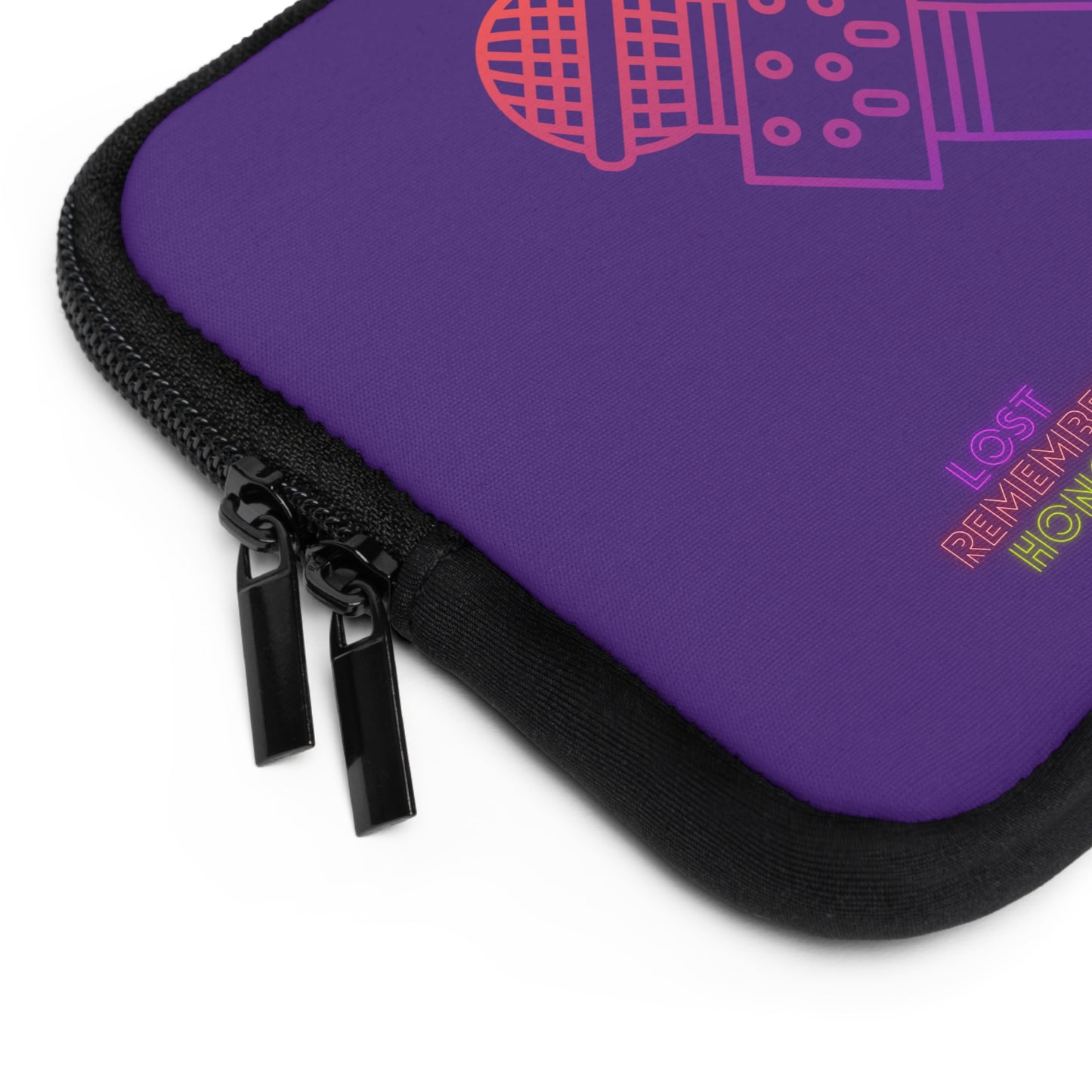 Laptop Sleeve: Music Purple