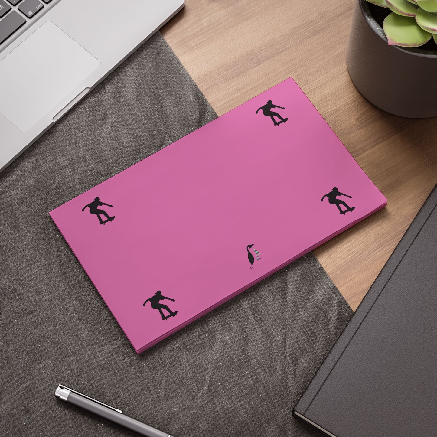 Post-it® Note Pads: Skateboarding Lite Pink