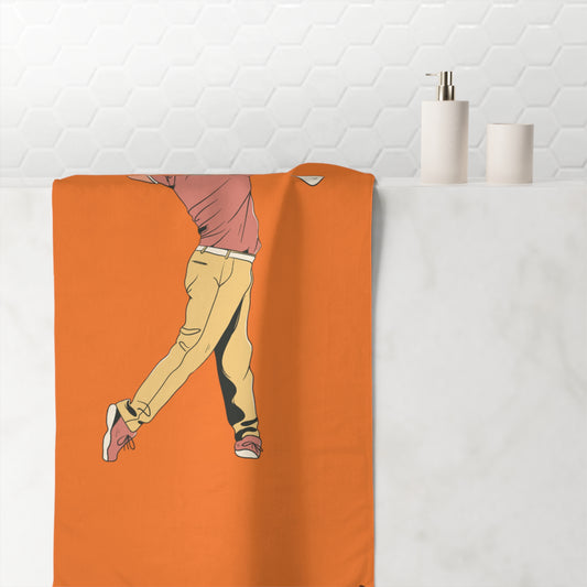 Mink-Cotton Towel: Golf Crusta