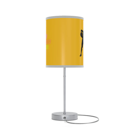 Lamp on a Stand, US|CA plug: Basketball Yellow