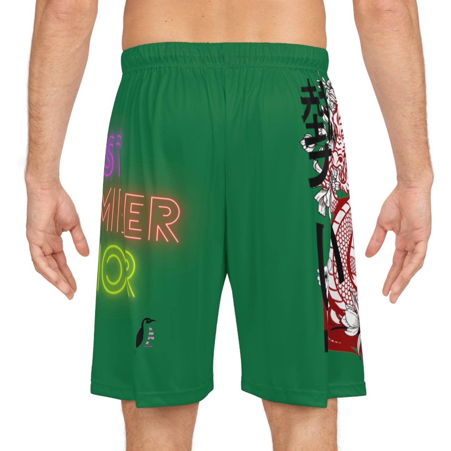 Basketball Shorts: Dragons Dark Green