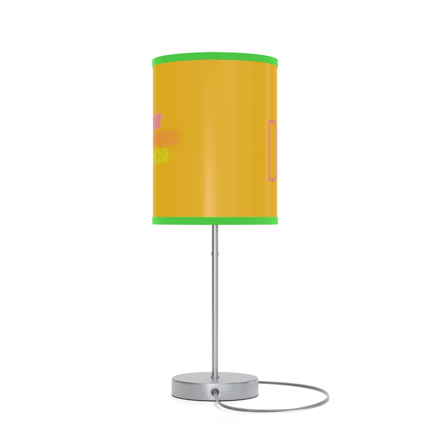 Lamp on a Stand, US|CA plug: Fight Cancer Yellow