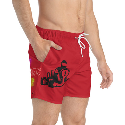 Swim Trunks: Racing Dark Red