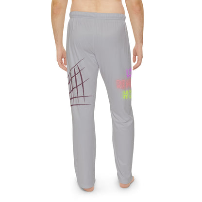 Men's Pajama Pants: Volleyball Lite Grey