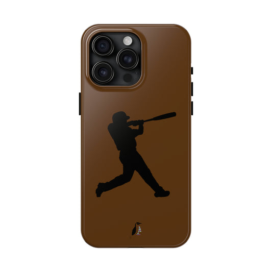 Tough Phone Cases (for iPhones): Baseball Brown
