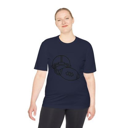 Moisture Wicking Tee: Football #3