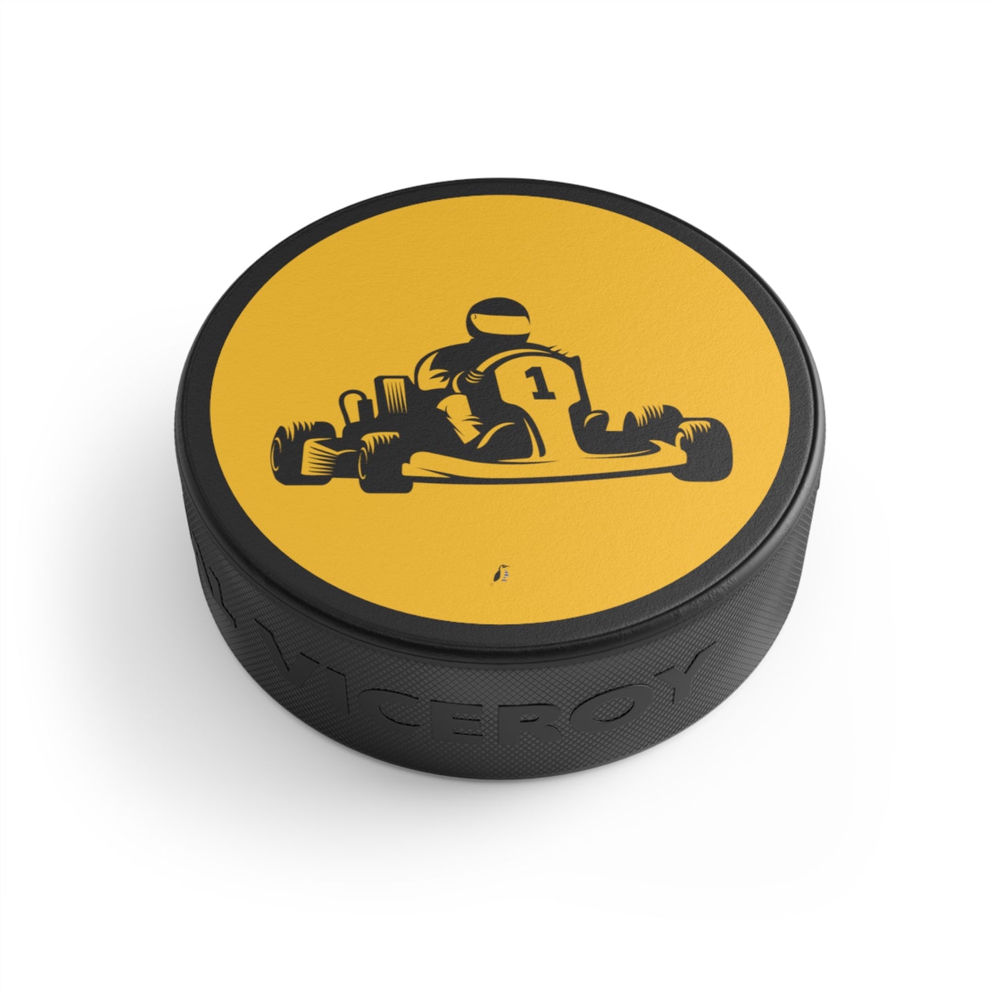 Hockey Puck: Racing Yellow