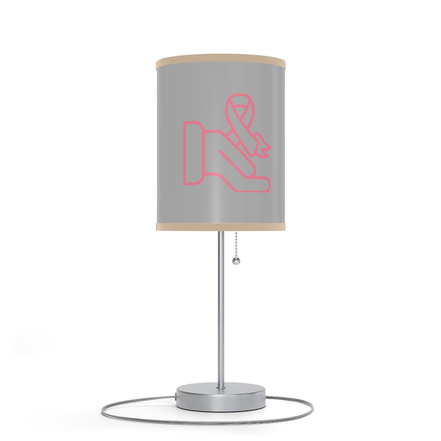 Lamp on a Stand, US|CA plug: Fight Cancer Lite Grey