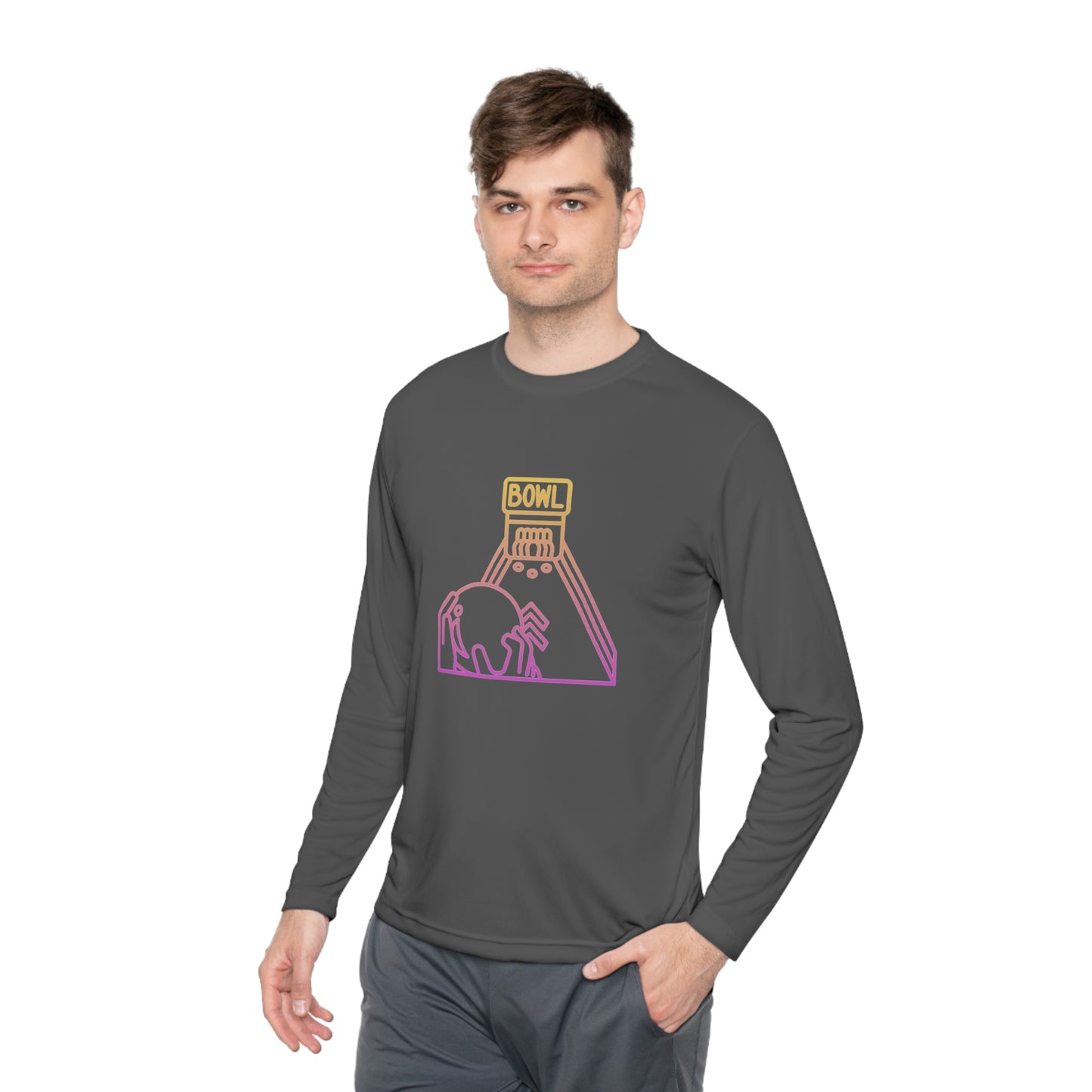 Lightweight Long Sleeve Tee: Bowling #1