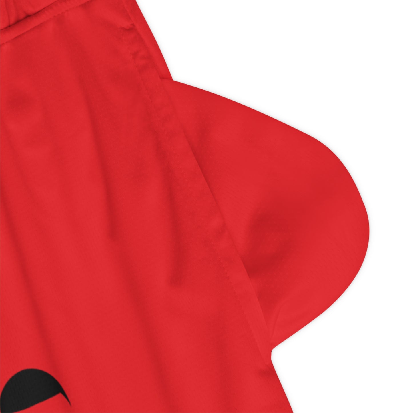 Basketball Rib Shorts: Racing Red