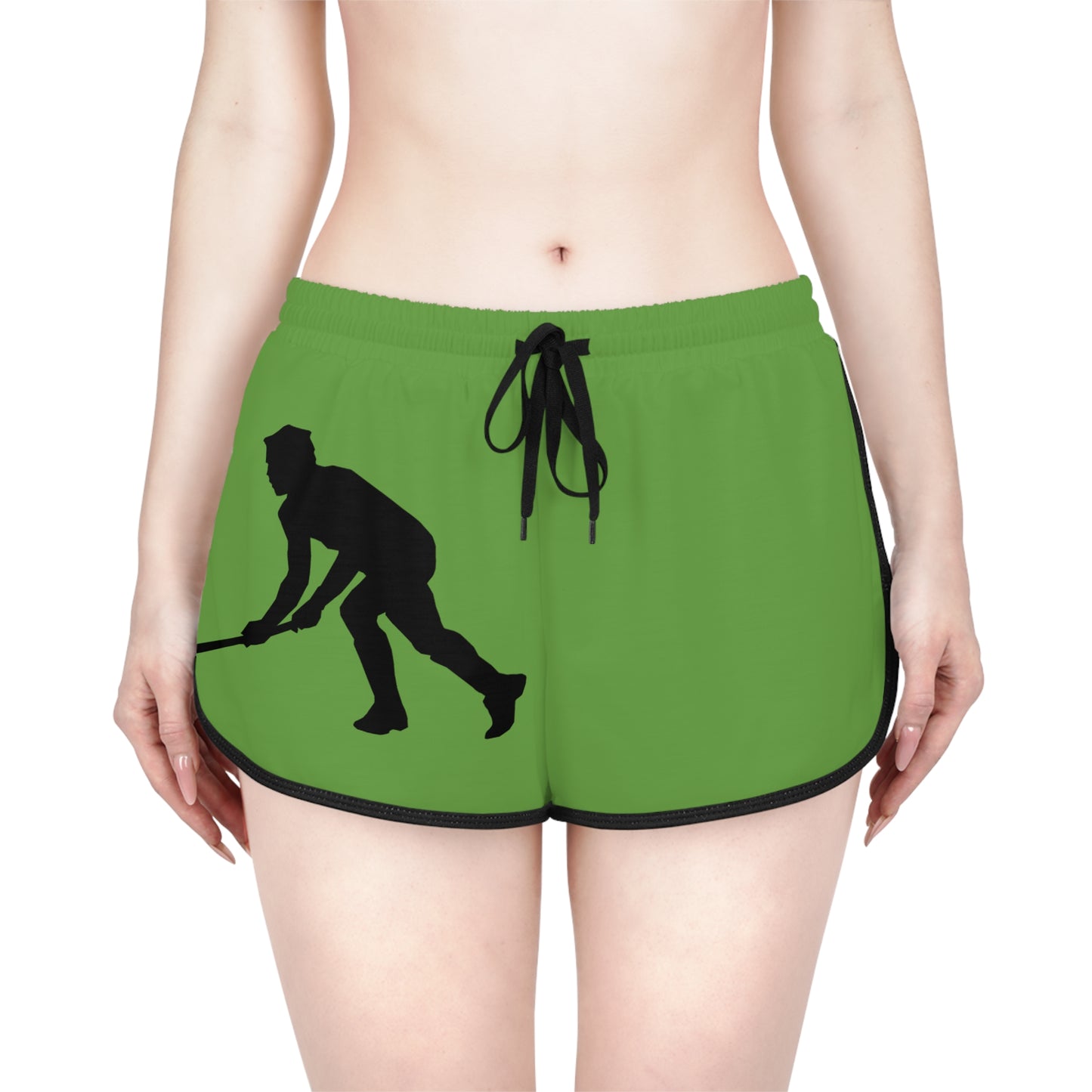 Women's Relaxed Shorts: Hockey Green