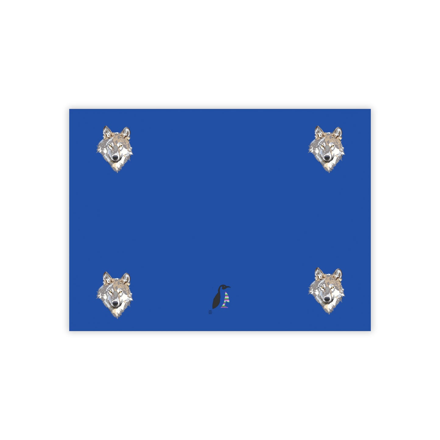 Post-it® Note Pads: Wolves Dark Blue