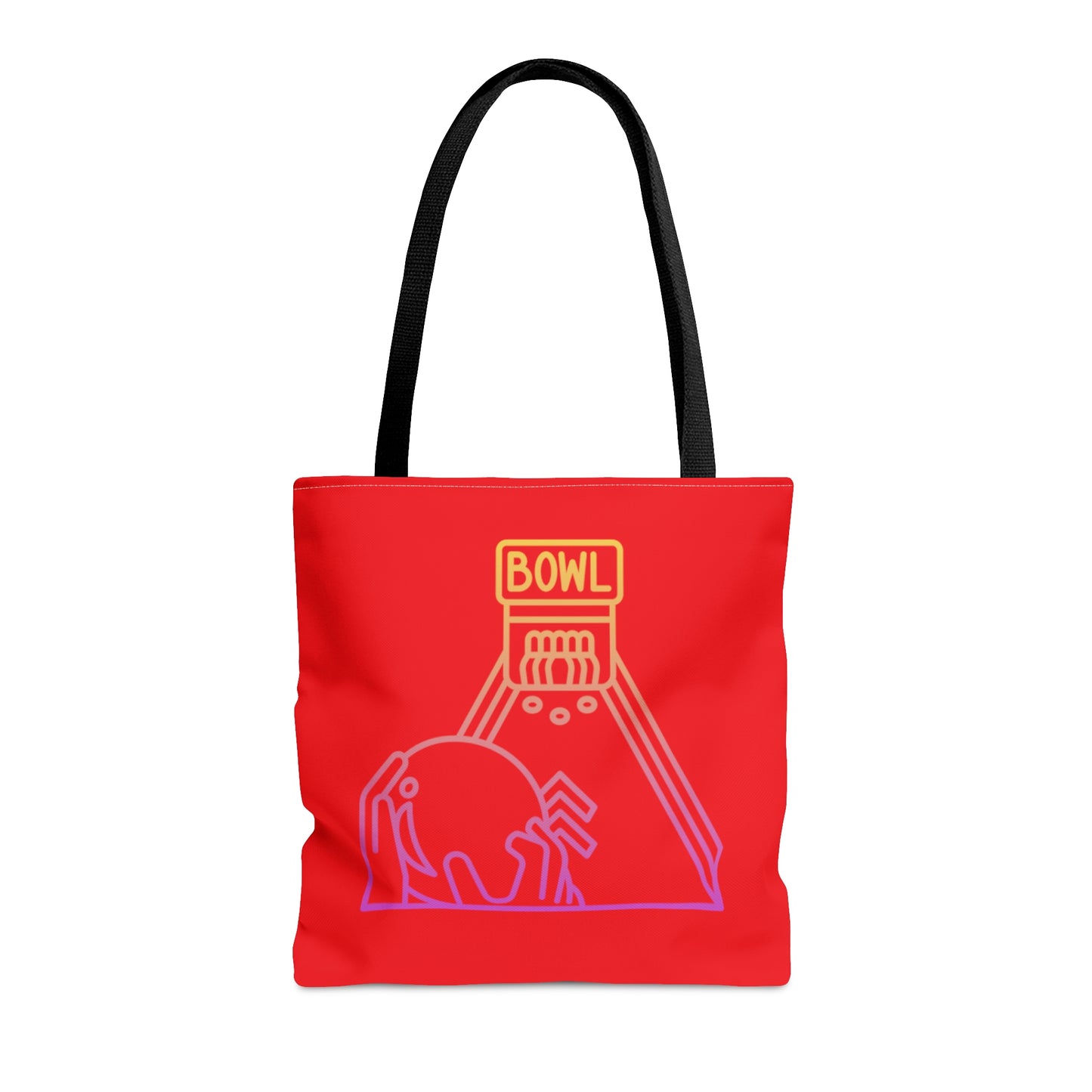 Tote Bag: Bowling Red