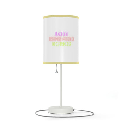 Lamp on a Stand, US|CA plug: Football White