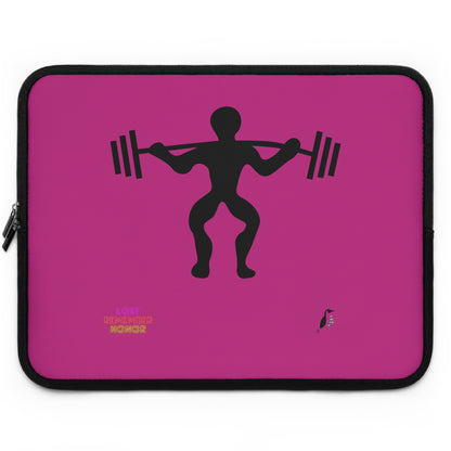 Laptop Sleeve: Weightlifting Pink