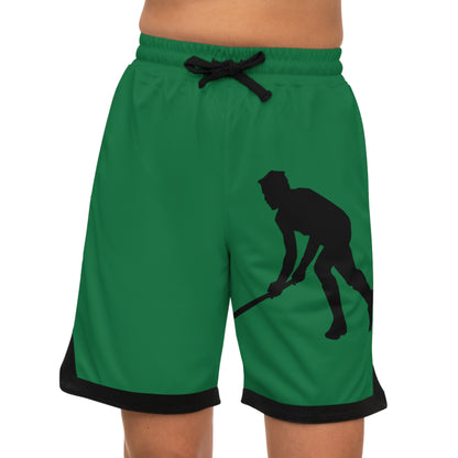 Basketball Rib Shorts: Hockey Dark Green